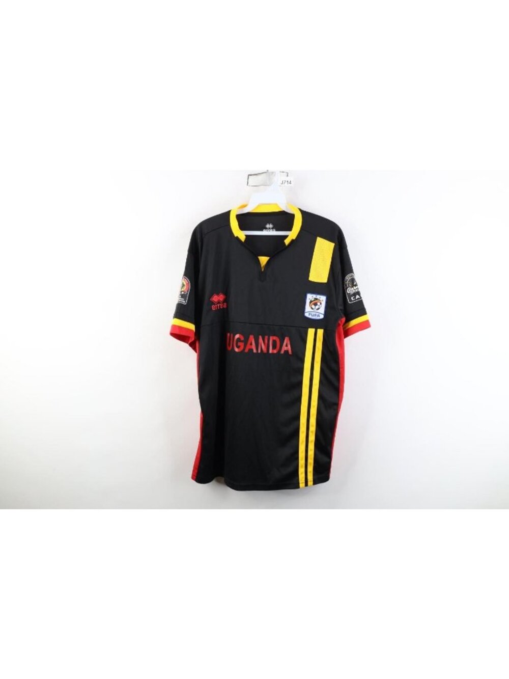 Y2K Mens Large Gabon 2017 CAF FUFA Uganda National Team Soccer Jersey Futbol